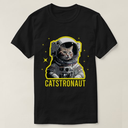 astronautenkat t-shirt (Design voorkant)