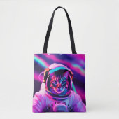 astronautenkat tote bag (Voorkant)