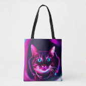 astronautenkat tote bag (Voorkant)