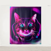 astronautenkat wandkleed (Voorkant)