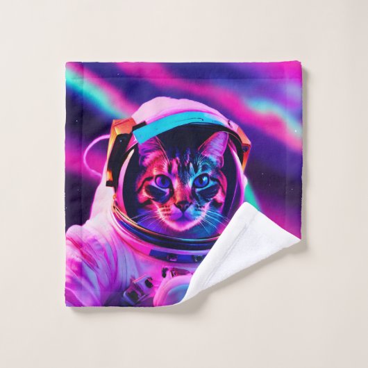 astronautenkat washandje (Wasdoekje)