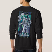 Astronautenlanding in de ruimte Illustratie Trui (Achterkant)