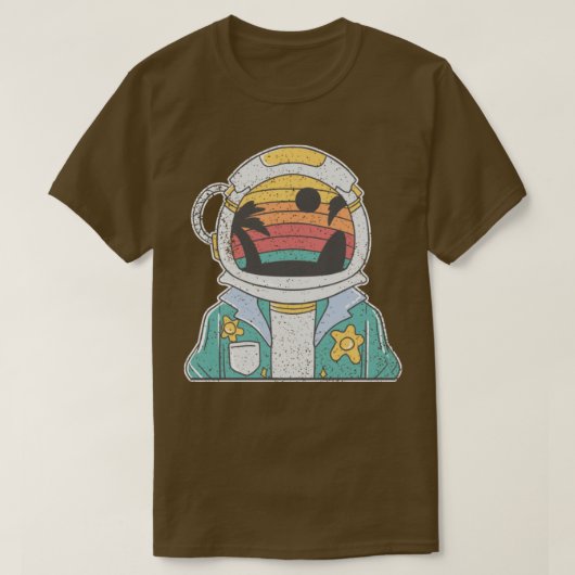 astronautenliefhebber t-shirt (Design voorkant)