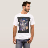 Astronautenontwerp. T-shirt (Voorkant volledig)