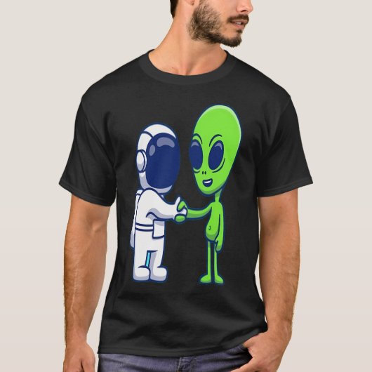 Astronautenontwerp T-shirt (Voorkant)