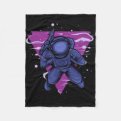Astronautenoorlog in de ruimte fleece deken (Voorkant)
