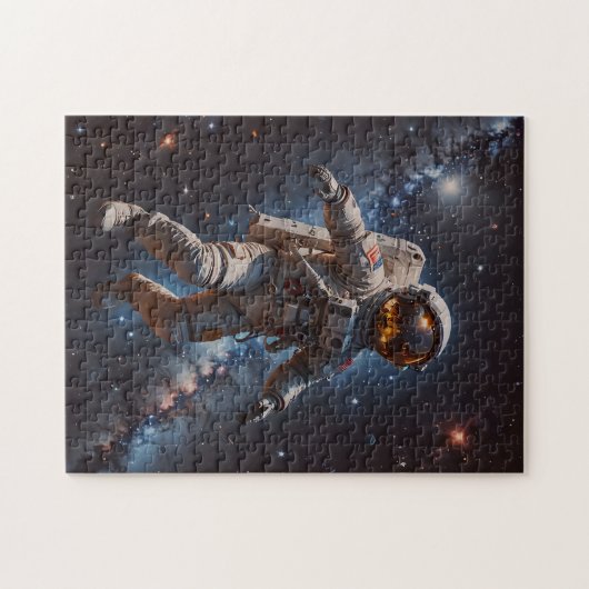astronautenpuzzel legpuzzel (Horizontaal)