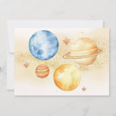 Astronautenruimte eerste reis rond de zon Foto Kaart (Achterkant)