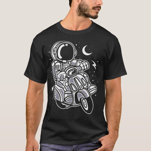 astronautenscooter t-shirt (Voorkant)