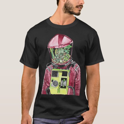 astronautenterrarium t-shirt (Voorkant)