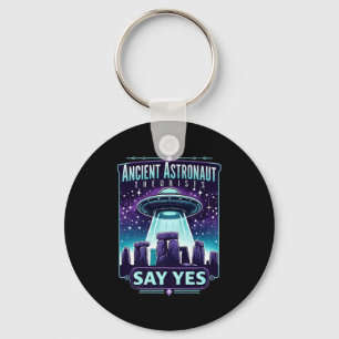 Astronautentheoretici zeggen ja Aliens Premium Sleutelhanger