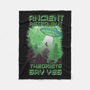 Astronautentheoretici zeggen ja - Aliens Theor Fleece Deken