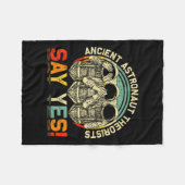 Astronautentheoretici zeggen: "Ja, aliens UFO’s" Fleece Deken (Voorkant (Horizontaal))