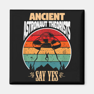 Astronautentheoretici zeggen ja-geschenk voor Astr Magneet