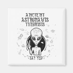 Astronautentheoretici zeggen ja! Grappige Ufo Ali Magneet
