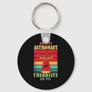 Astronautentheoretici zeggen ja grappige Ufo-Alie Sleutelhanger