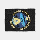 Astronautentheoretici zeggen ja tegen buitenaardse fleece deken (Voorkant (Horizontaal))