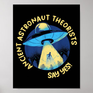 Astronautentheoretici zeggen ja tegen buitenaardse poster