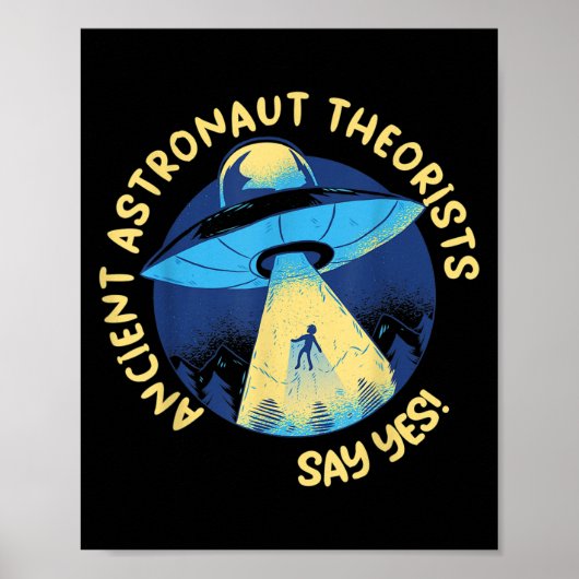 Astronautentheoretici zeggen ja tegen buitenaardse poster (Voorkant)