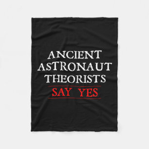 Astronautentheoretici zeggen ja tegen Shirt_1 Fleece Deken
