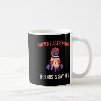 Astronautentheoretici zeggen ja tegen T-shirt Koffiemok