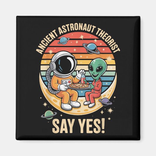 Astronautentheoreticus zegt ja tegen buitenaards r magneet (Voorkant)