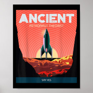 Astronautentheoreticus zegt ja tegen buitenaardse poster
