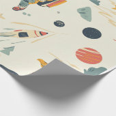 astronautenverkenner cadeaupapier (Hoek)