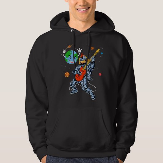 Astronautgitaar Hoodie (Voorkant)