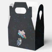Astronautiestars en ruimtevaardige ballonnen bedankdoosjes (Geopend)