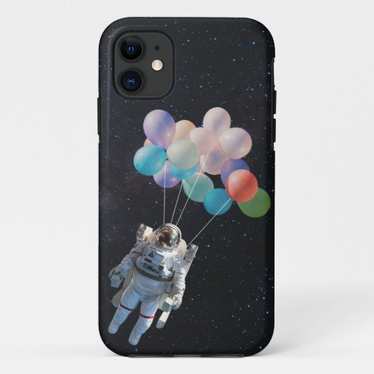 Astronautiestars en ruimtevaardige ballonnen Case-Mate iPhone case (Achterkant)