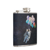Astronautiestars en ruimtevaardige ballonnen heupfles (Rechts)