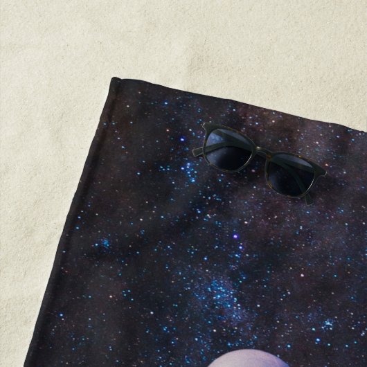 Astronautiestars en ruimtevaardige ballonnen strandlaken (In situ)