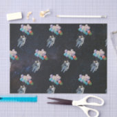 Astronautiestars en ruimtevaardige ballonnen tissuepapier (Craft)