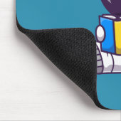 Astronautisch leesboek schattige kinderen muismat (Hoek)