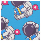 Astronautisch leesboek schattige kinderen stof (Close Up)