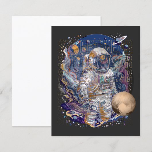 Astronautisch ontwerp (Voorkant / Achterkant)