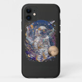 Astronautisch ontwerp Case-Mate iPhone case (Achterkant)