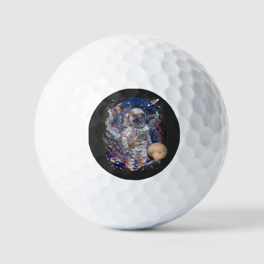 Astronautisch ontwerp golfballen (Voorkant)
