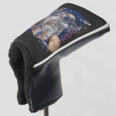 Astronautisch ontwerp golfheadcover (3/4 voorkant)