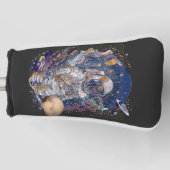 Astronautisch ontwerp golfheadcover (Voorkant)