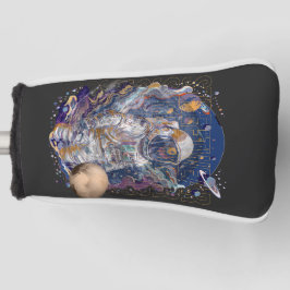 Astronautisch ontwerp golfheadcover