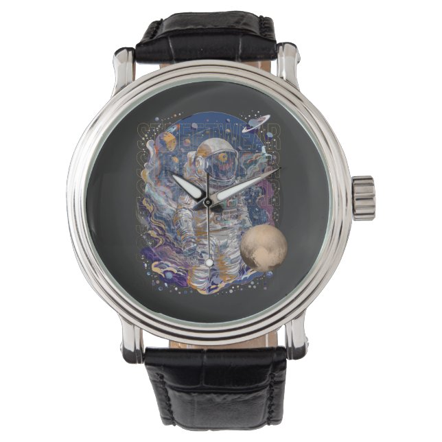 Astronautisch ontwerp horloge (Voorkant)