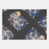 Astronautisch ontwerp inpakpapier vel (Voorkant)