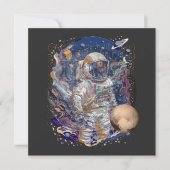 Astronautisch ontwerp kaart (Voorkant)
