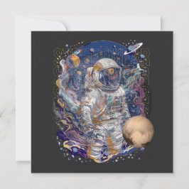 Astronautisch ontwerp kaart