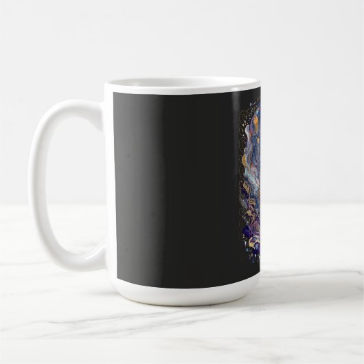 Astronautisch ontwerp koffiemok (Links)