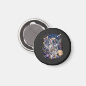 Astronautisch ontwerp magneet (Voorkant / Achterkant)