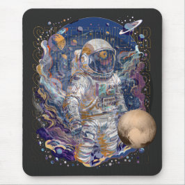 Astronautisch ontwerp muismat
