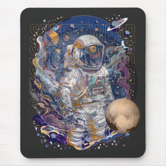 Astronautisch ontwerp muismat (Voorkant)